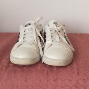 Adidas White & black sport shoes
